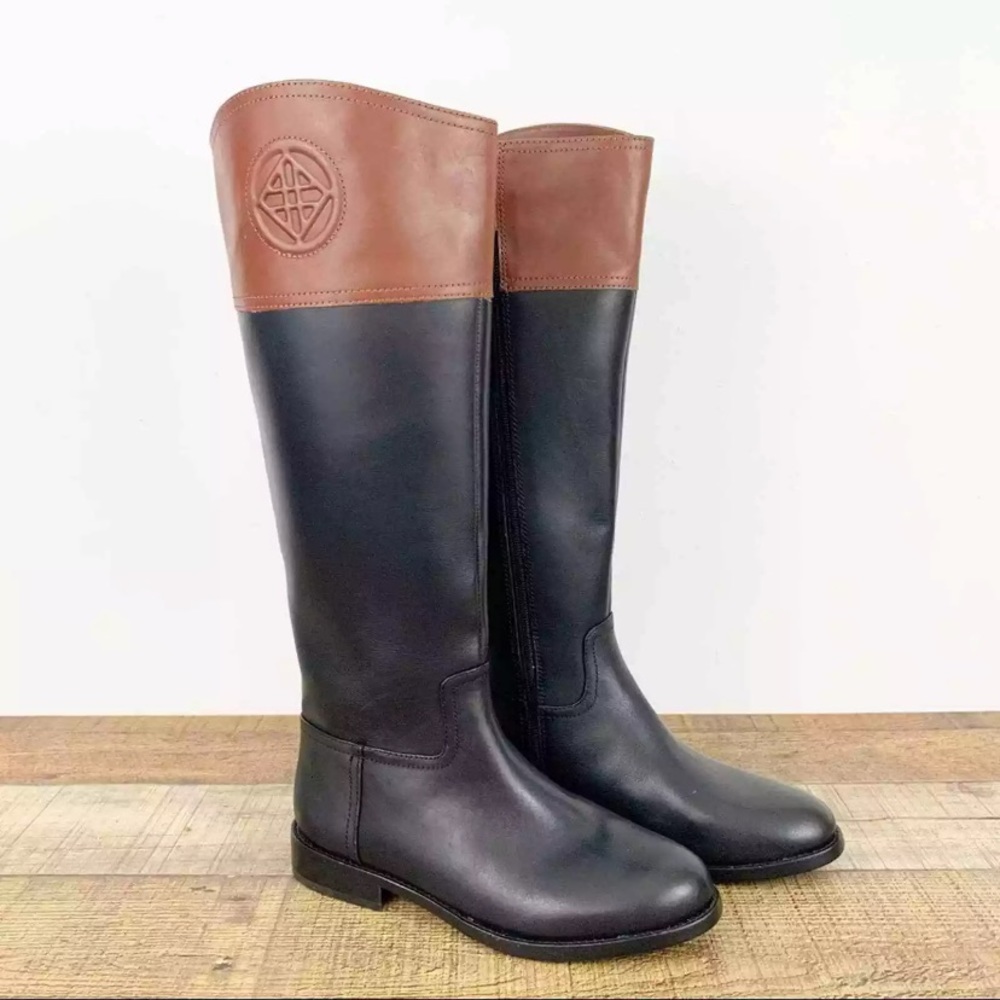 Antonio Melani Tall Genuine Leather Riding Boots - Picture 6 of 13